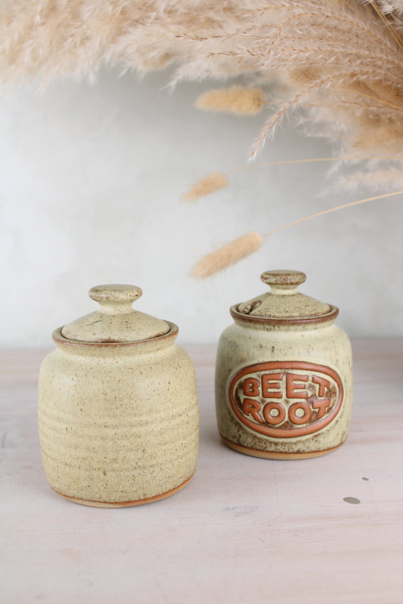 Stoneware Pickles and Beetroot Jars