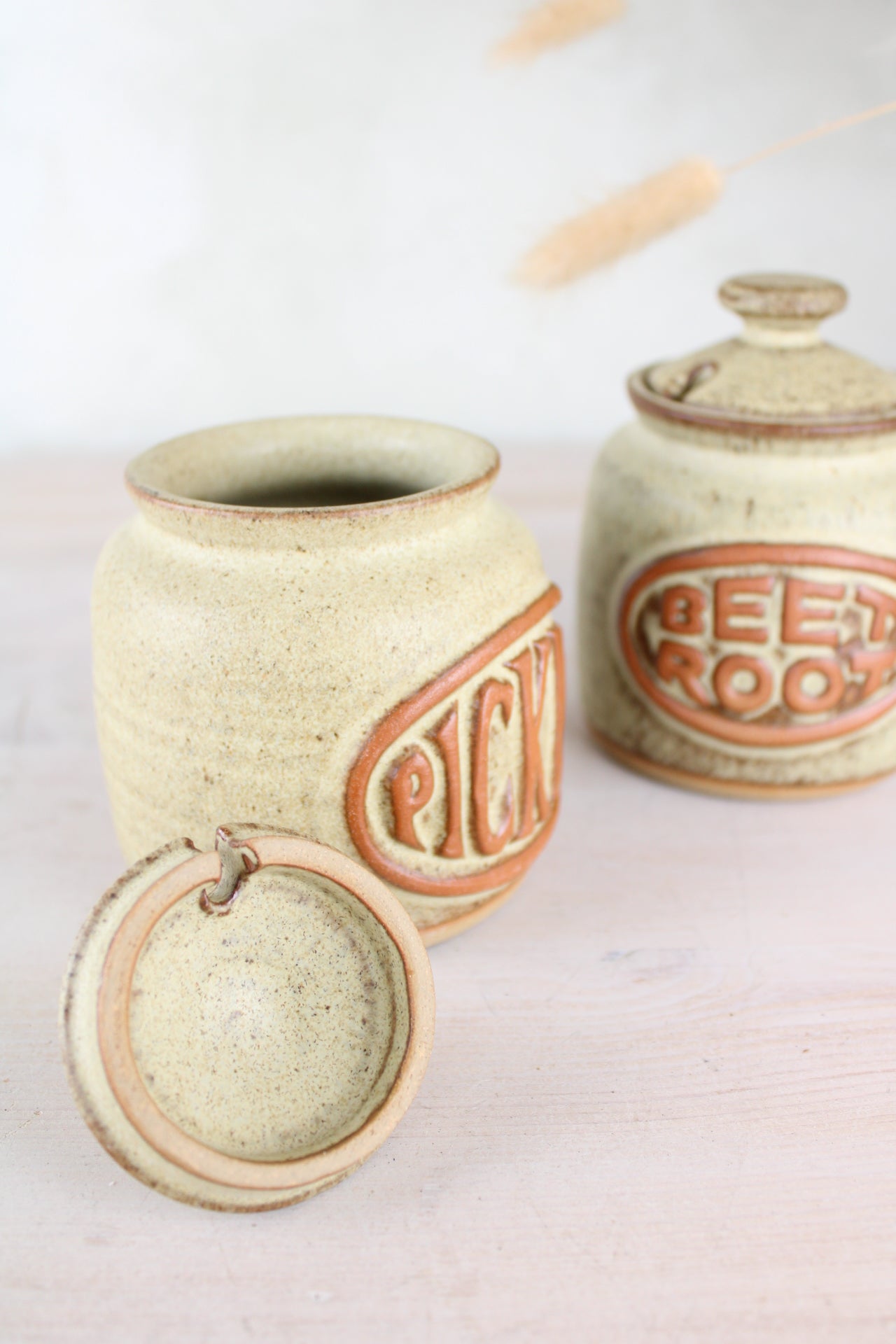 Stoneware Pickles and Beetroot Jars