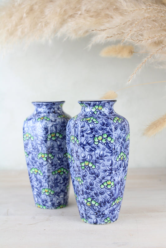 Pair of Furnivals Nowan Vases