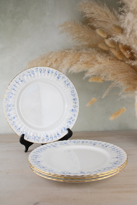 Set of 4 Royal Albert Memory Lane Dinner Plates