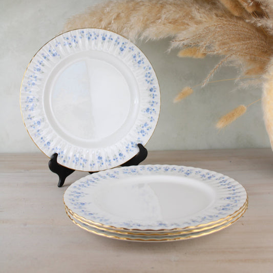 Set of 4 Royal Albert Memory Lane Dinner Plates