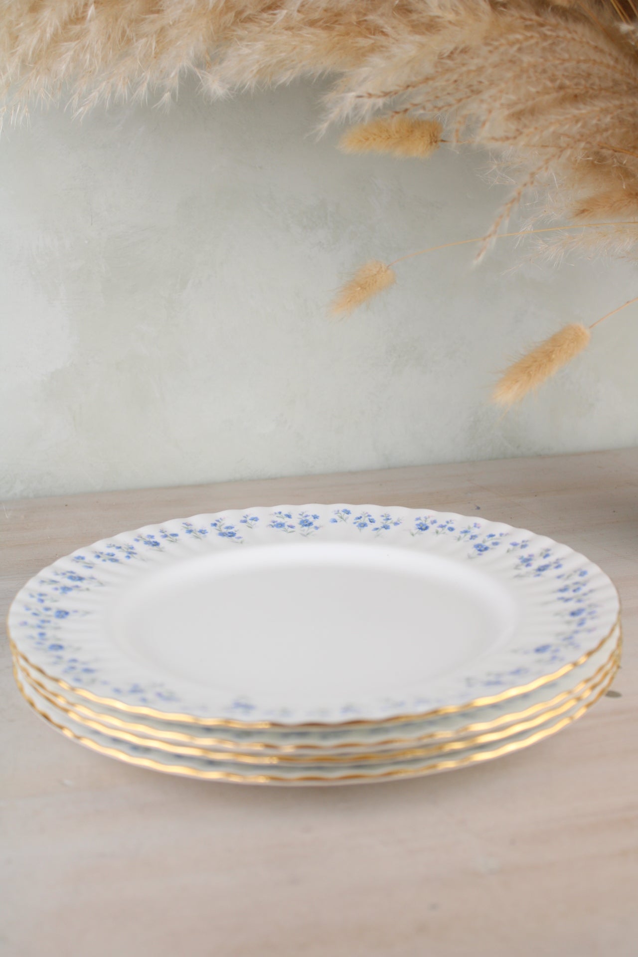 Set of 4 Royal Albert Memory Lane Dinner Plates