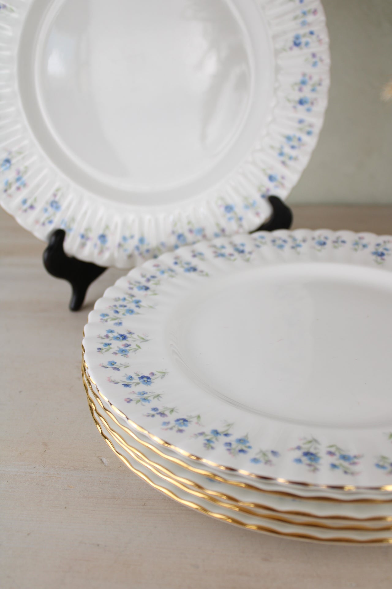 Set of 6 Royal Albert Memory Lane Dinner Plates