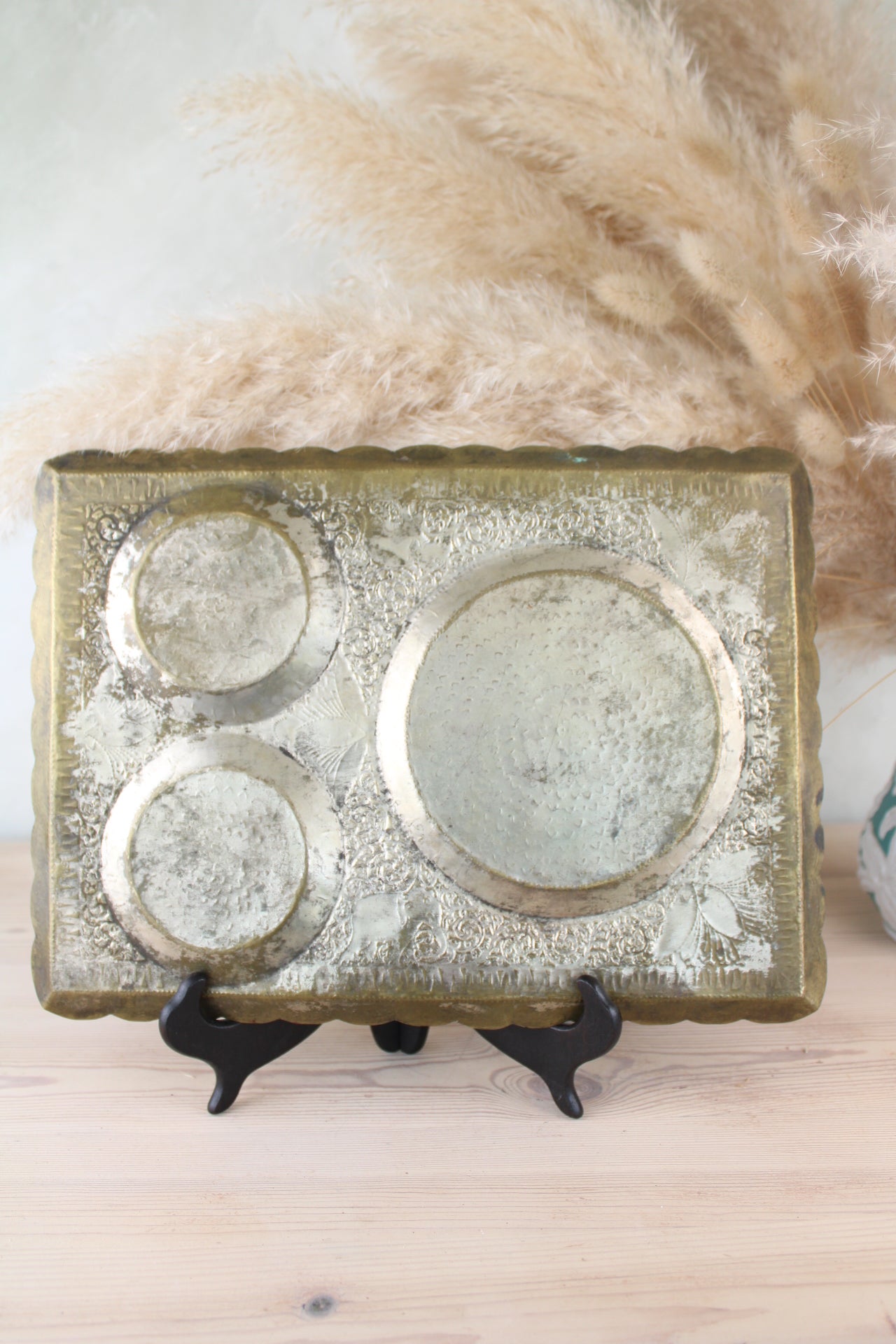 Tin Brass Coloured Tray