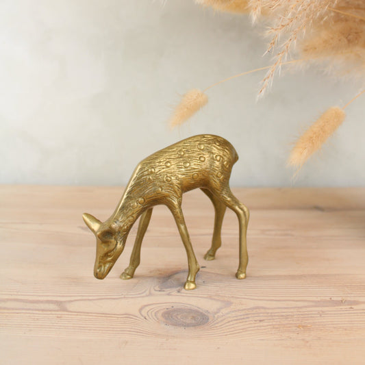 Brass Deer Figurine