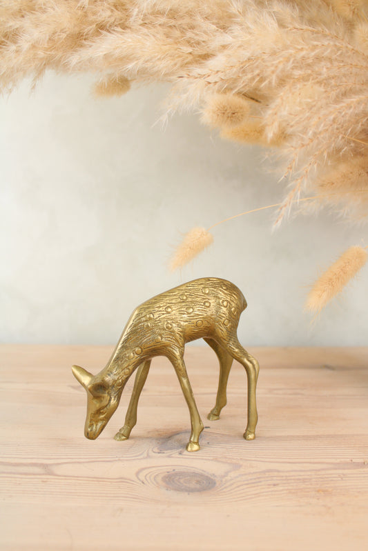 Brass Deer Figurine