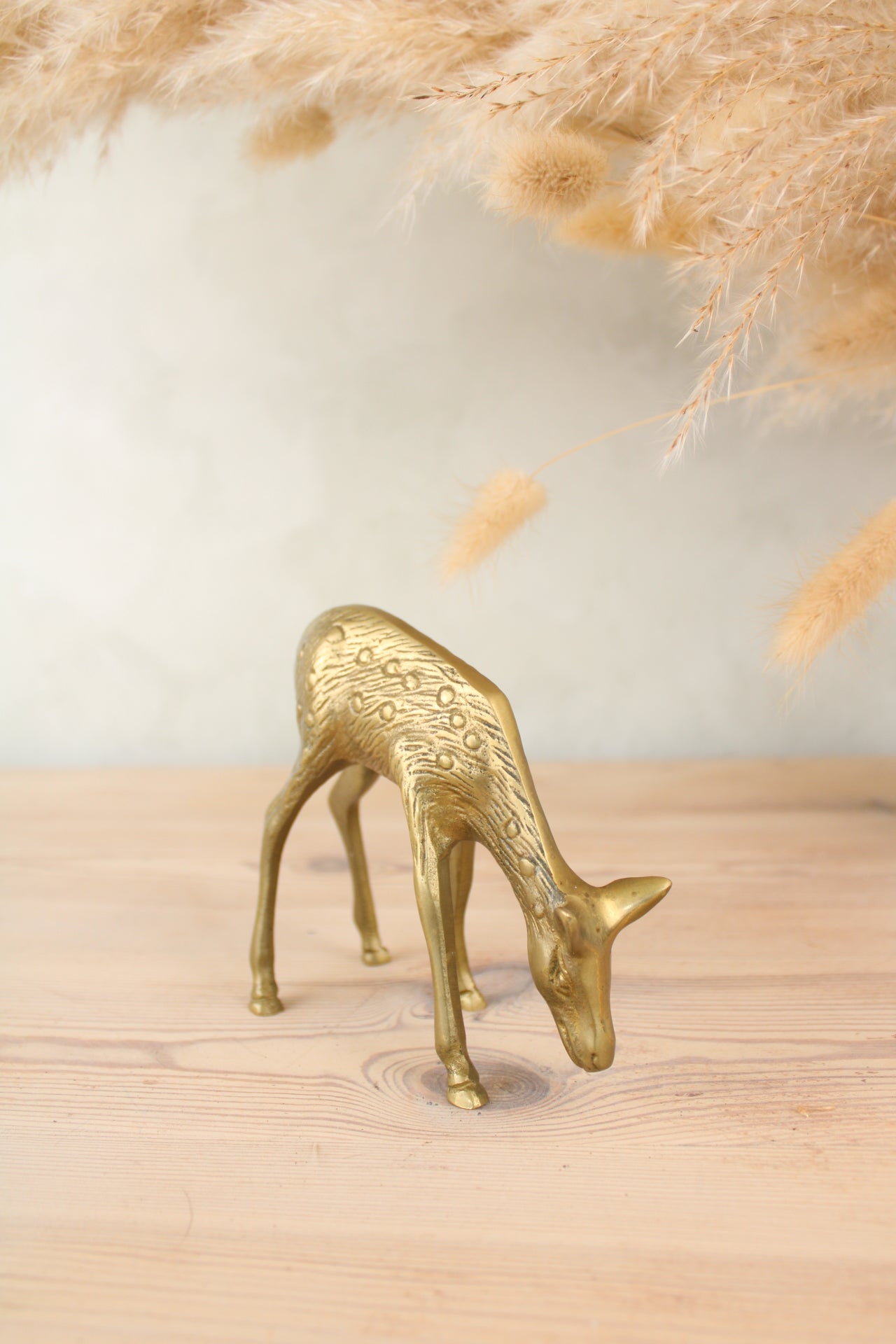 Brass Deer Figurine