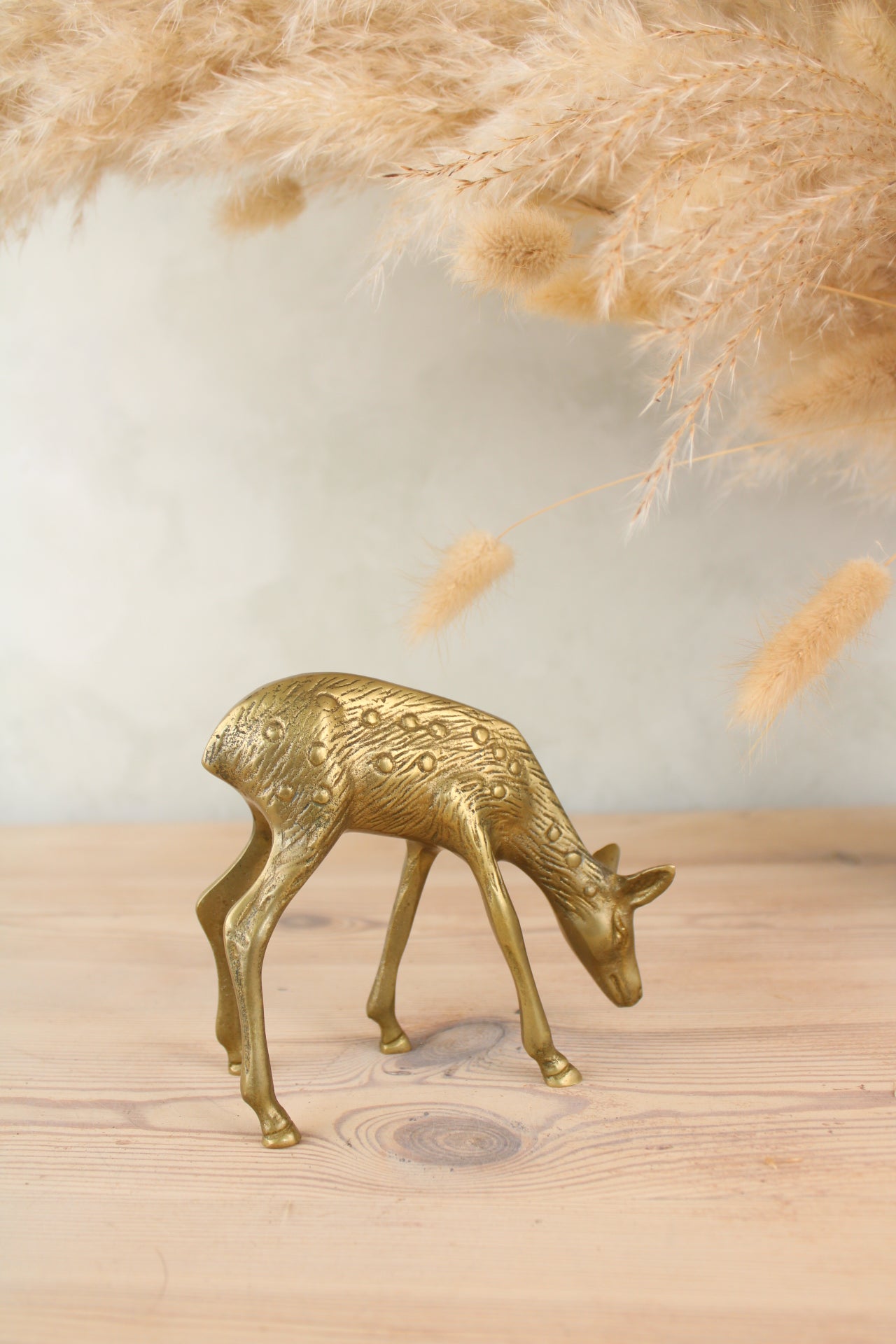 Brass Deer Figurine