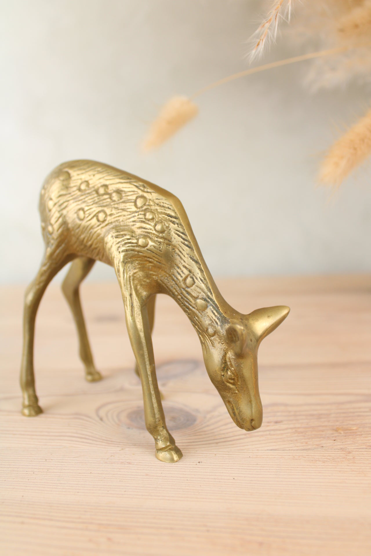 Brass Deer Figurine